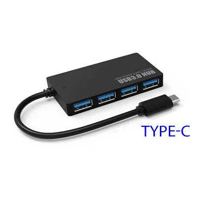 USB C HUB 3.0 Type C 4-Port Multi-Splitter OTG Adapter For Mac Android Laptop PC • $6.67