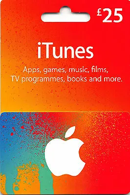 $55.70 • Buy ITunes Gift Card UK £25 GBP Apple App Store Code Pound British BY EMAIL