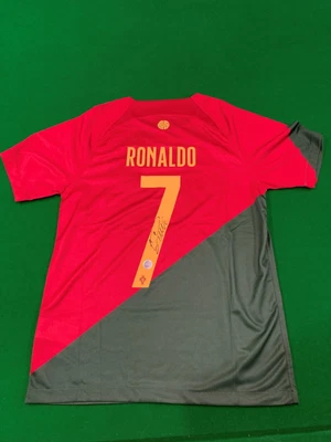 $400 • Buy 2022 Hand Signed Ronaldo Portugal Jersey. 