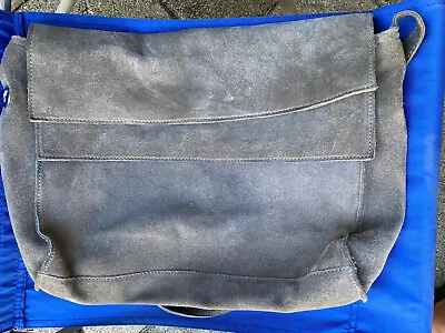 Zara Grey Suede Leather Purse • $13