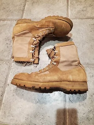 Belleville Desert Tan Army Combat Boots Goretex Leather Army Surplus Size 13 USA • $37.46