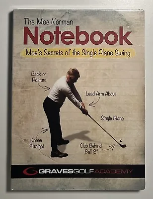 Moe Norman Notebook Moe's Secrets Of The Single Plane Swing DVD 3 Disc Set NEW! • $44.99