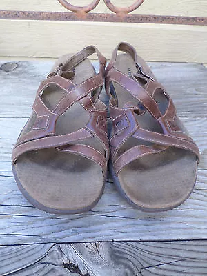 Merrell Agave Brown Leather Strappy Sandals Women's 9  • $25.46