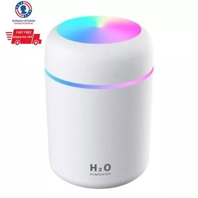 300ml Air Mini Humidifier USBCool Mist Maler Purifier  2 Spray Modes • $7.85