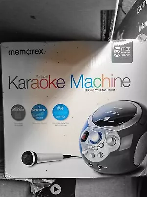 Memorex Portable Karaoke Machine Blue BRAND NEW • $10