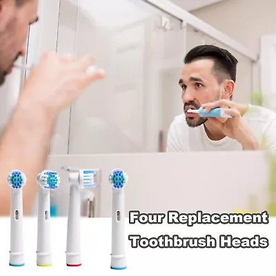 4pcs Replacement Electric Toothbrush Heads Compatible Oral B Tooth Brush Head • $11.24