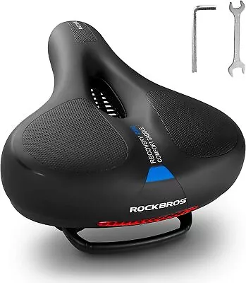 Bike Seat Comfort Bike Saddle Mountain Bike Soft Wide Bike Seat Cushion • $22.99