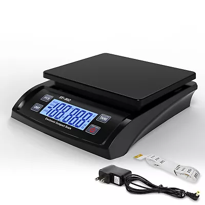 66lb X 0.1oz Postal Scale Digital LCD Shipping Mail Packages Weigh Black 30kg/1g • $26.49