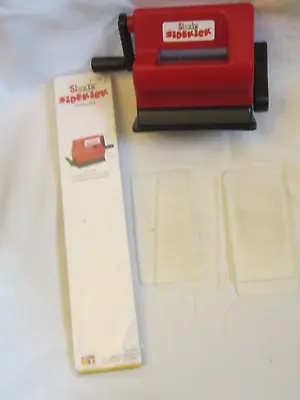 $39.99 • Buy Sizzix SideKick Red Die Cutting Machine Manual Crank Feed Cutting Pads