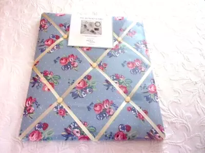 Waverly Garden Room Blue And Pink Floral Memory Board • $12