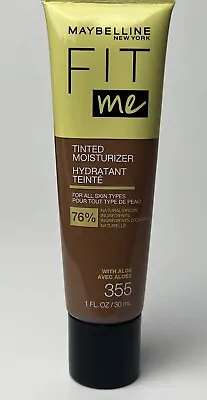 Maybelline Fit Me Tinted Moisturizer # 355 With Aloe For All Skin Types 1 Fl Oz  • $7