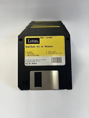 Vintage Lotus Smartsuite 4.0 3.5 Floppy For Windows • £19.30