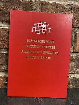 Rare Hardback Vintage Book- 1982 Swiss Passport- Illustrations- See Pics • $40