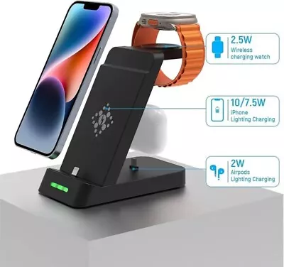 Charging Dock Station 3 In 1 - IPhone + Apple Watch + AirPods - Free Shipping • $29.99