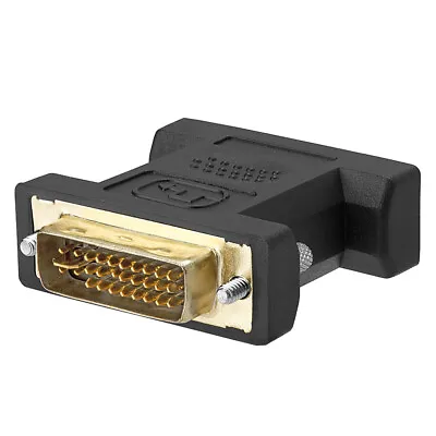 DVI To VGA Adapter DVI-I Male Analog 24+5 To SVGA 15-pin Female Video Connector • $7.89