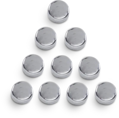 $15.28 • Buy Kuryakyn 2449 Chrome Motorcycle 9/16  10 Pack Bolt Cover Caps Harley Davidson