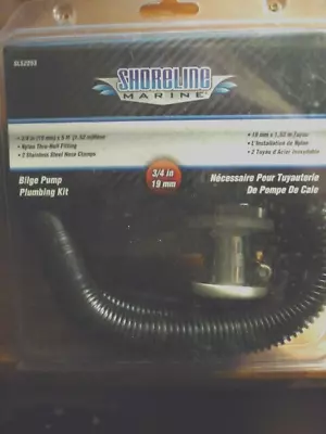 New Shoreline Marine Bilge Pump Plumbing Kit 3/4” X 5’ SL52253 - Sealed • $13.95