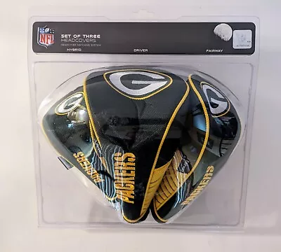 Golf Club Head Covers - Green Bay Packers - Woods Set • $42