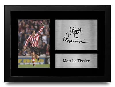 Matt Le Tissier Signed Printed Autograph A4 Photo Football Southampton Fan Gifts • £11.99