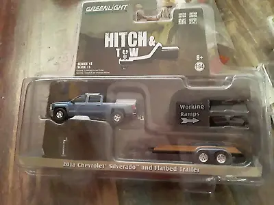 2018 '18 Chevy Silverado W/ Flatbed Trailer Hitch & And Tow Greenlight 2018 • $39.99