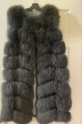 Real Fox Fur Vest In Excellent Condition  • $299