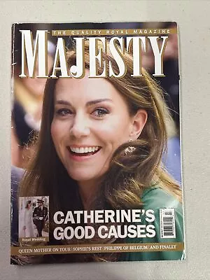 Majesty Magazine Kate Middleton King Charles III Queen Camilla July 2023 • $15.99