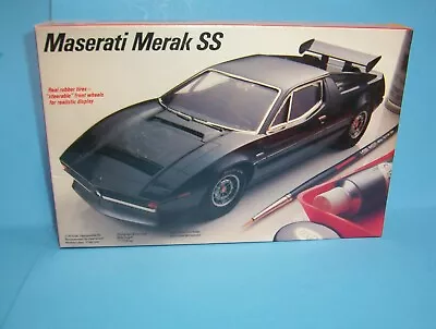 Maserati Merak SS Testors 1:24 Model Kit # 386 Sealed Box • $54.99