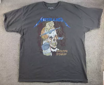 Metallica Harvester Of Sorrow Concert T Shirt 1988 Tour Rock Band S/M Black • $16.97