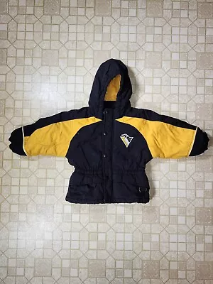 Vintage Starter Pittsburgh Penguins Youth Jacket Kids Size 2T • $14.25