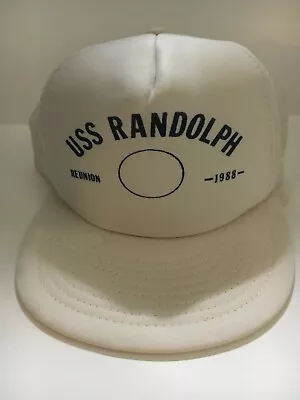 U S Navy Cap   Uss Randolph Reunion 1988     • $7.96