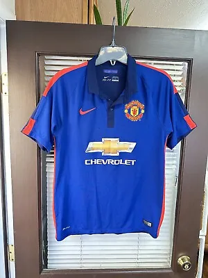 Authentic Nike Manchester United 2014-2015 Third 3rd Soccer Jersey Kit 631205-41 • $40