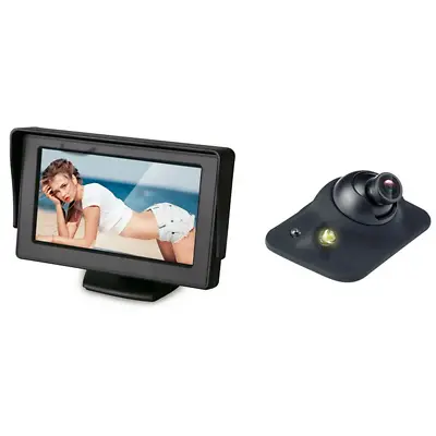 4.3in Car LCD Monitor Rear View Backup Camera Parking Blind Spot Monitor System • $44.90