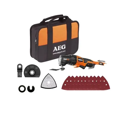 £114.95 • Buy AEG 18v Oscillating Multi-Tool - OMNI 18C + Accessories + AEG Medium Toolbag 
