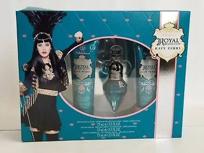 Katy Perry Royal Revolution Gift Set Coty 3 Pc Eau De Parfum Lotion Shower Gel • $29.95
