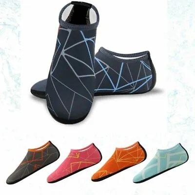 Mens Womens Kids Quick-Dry Water Shoes Beach Swim Surf Yoga Aqua Socks Barefoot • £4.59