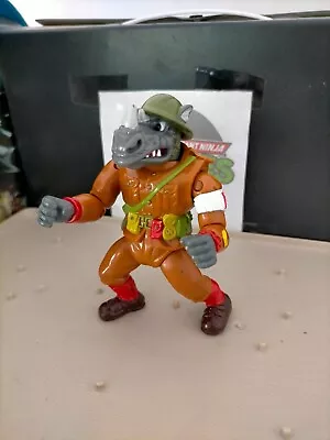 Vintage TMNT Ninja Turtles Figure Dimwit Doughboy Rocksteady 1992 • $25