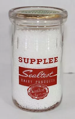 Half Pint Suplee Sealtest Dairy Products Philadelphia Sour Cream Jar • $15