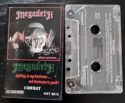 Killing Is My Business... And Business Is Good! By Megadeth (Cassette 1985) • $25.99