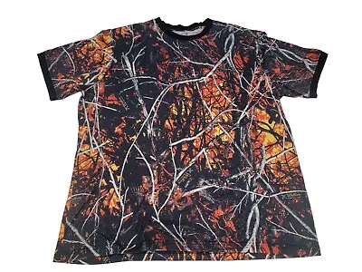 Moonshine Wildfire Camouflage Camo Men's Size XXL Short Sleeve T-Shirt Hunting • $20