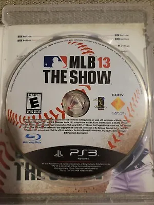 MLB 13: The Show (Sony PlayStation 3 2013 PS3) DISC ONLY • $3.98