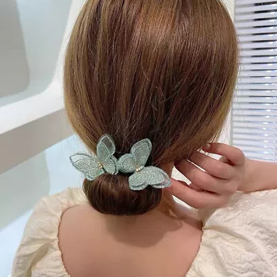 Donut Bun Sweet Maker Butterfly Magic Hair Ring Twist Tool Hairband Accessories  • $1.88