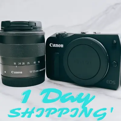 [N.Mint] Canon EOS M Mirrorless Digital Camera + 18-55 F/3.5-5.6 Lens + Charger • $279.99