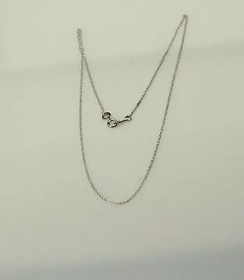 925 Sterling Silver 18 Inch Long Thin Chain Necklace 1.5 Grams (NEC5276) • $26.10