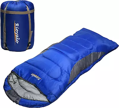 0 Degree Winter Sleeping Bags For Adults Camping (450GSM) - Temp Range (5F–32F)  • $93.32