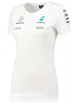 AMG F1 Ladies White Team Tee • $15