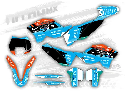NitroMX Graphic Kit For KTM EXC EXC-F 125 250 300 450 530 2008 2009 2010 2011 • $271.58