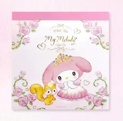 Clothes Pin  Sanrio My Melody Fairy Tale Princess Square Memo Pad Made In Japan • $6