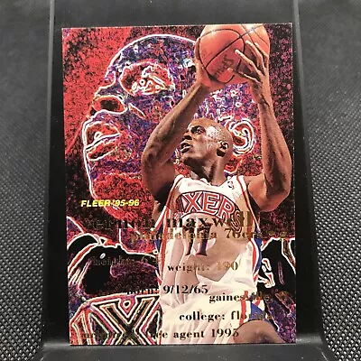 Vernon Maxwell Philadelphia 76ers Sixers 1995-1996 Nba Basketball Fleer Card • $1.76