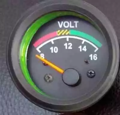 New Volt Gauge Voltmeter VDO Type 2-1/16 /52 Mm12 V System W/wire Harnes • $18.50