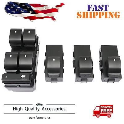 4x For Chevy Silverado GMC Sierra 1500 2500 HD 3500 HD 2007-2013 Window Switch • $29.69